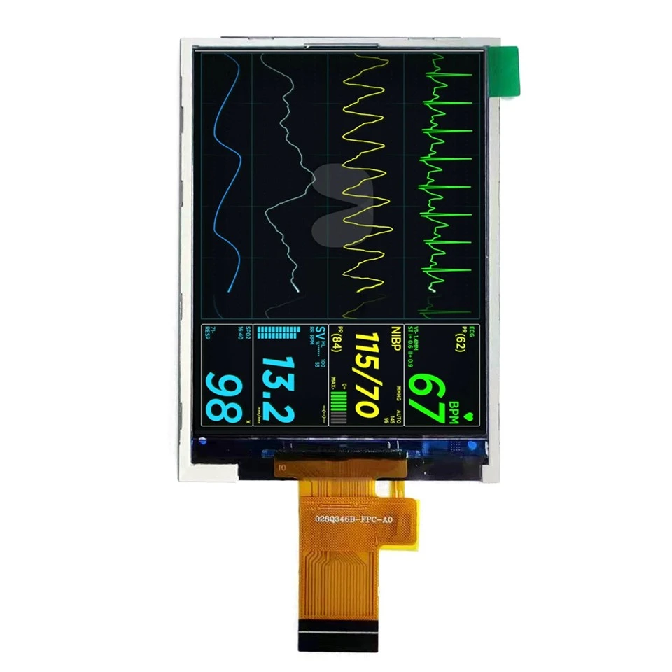 2,8 tommer 2,8 Tft LCD Spi 240x320