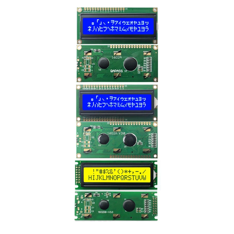Alfanumerisk 1602A LCD-skjerm